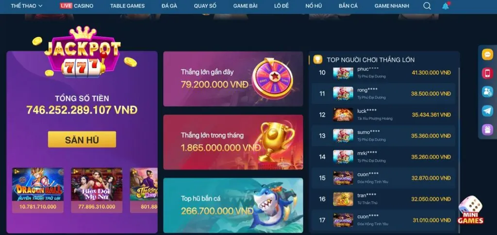 Kho trò chơi đa dạng tại DWIN68